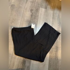 H&M Black Striped Women's Pants